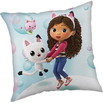 Jerry Fabrics Детска възглавница 40x40 cm Gabby's Dollhouse "Bubbles" - Jerry Fabrics (23CS397)