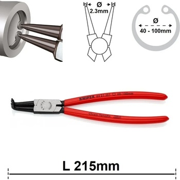 Image 1 of KNIPEX Зегер клещи 90° - 215мм ; 4421j31 knipex