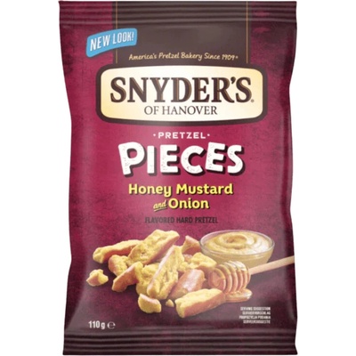SNYDER'S praclíky s príchuťou Med Horčica Cibuľa 110 g
