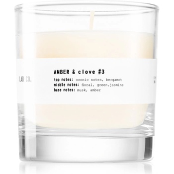 The Olphactory Lab Co. Amber & Clove ароматна свещ 200 гр