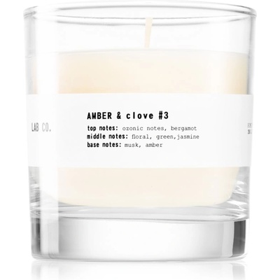 The Olphactory Lab Co. Amber & Clove ароматна свещ 200 гр