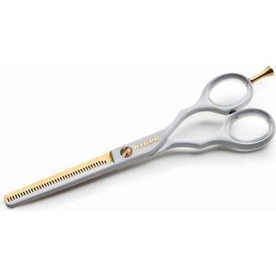 Kiepe Luxury Series profesionálne efilačné nožnice 2447,55 5,5" bielo/zlaté