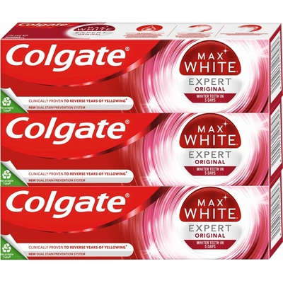 Colgate Max White Expert Original 3 x 75 ml