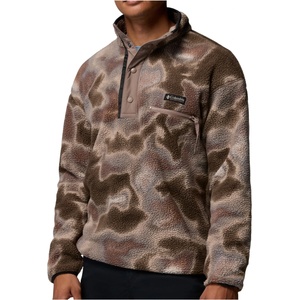 Columbia Мъжки поларен пуловер Columbia Helvetia II Printed Half Snap Fleece Fleece jumper - Iron / Dyeflow - размер XXL (005-6144-2016)
