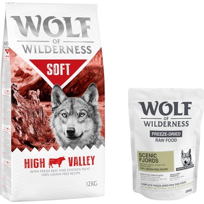 Wolf of Wilderness Adult Soft & Strong High Valley Hovězí 12 kg