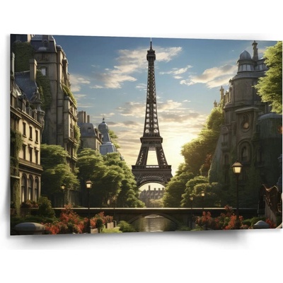 Sablio Obraz Paríž Eiffelova veža Art - 150x110 cm