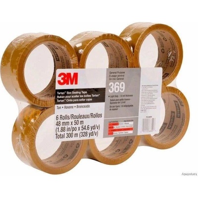 3M Lepiaca páska, akrylová, hnedá, 50 mm x 66 m