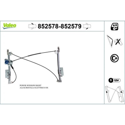 Zvedací zařízení oken VALEO 852579