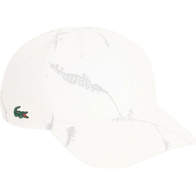 Lacoste Reflective Print Tennis Cap White