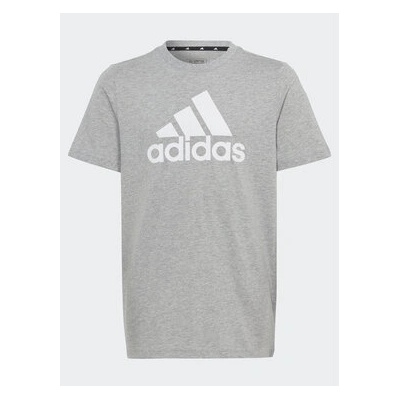 Adidas Тишърт Essentials Big Logo Cotton T-Shirt HR6379 Сив Regular Fit (Essentials Big Logo Cotton T-Shirt HR6379)