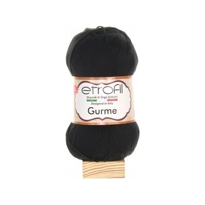 Etrofil příze Gurme - černá 70978