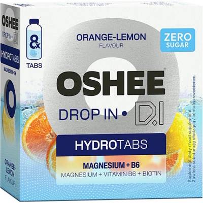 OSHEE Drop in hydro tabs zero magnézium + B6 8 tabliet