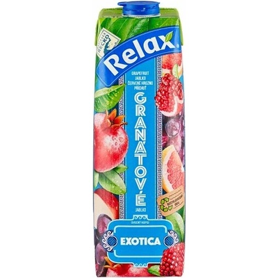 Relax Exotica ovocný nápoj grapefruit jablko červené hrozno 1 l