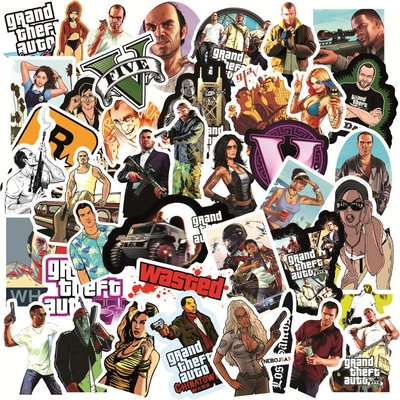 Nálepky Grand Theft Auto Varianta: 2