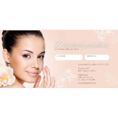 Dárkový poukaz na kosmetické ošetření v hodnotě 600,-Kč