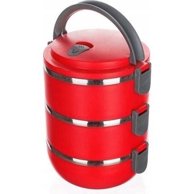 Banquet Obedár plastový CULINARIA Red 2,1l, 3 diely
