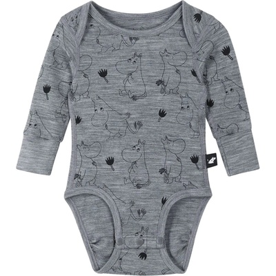 Dětské body Reima Moomin Raraste melange grey