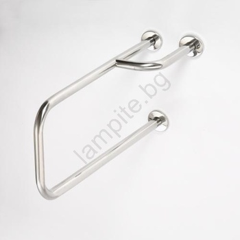 Bemeta Опорна дръжка 23, 5x38 см, неръждаема стомана/сребрист цвят (BD0192)