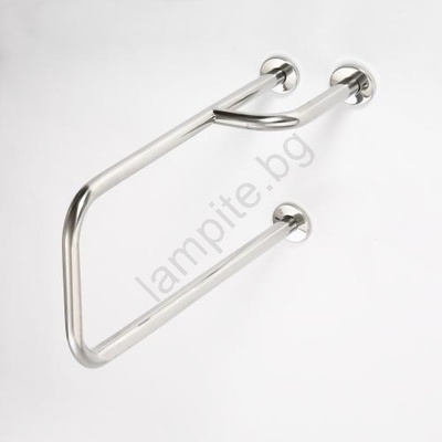 Bemeta Опорна дръжка 23, 5x38 см, неръждаема стомана/сребрист цвят (BD0192)