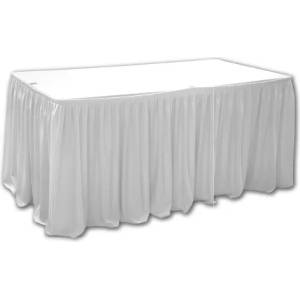 Horecano HORECANO-Драперия за маса 244x76xh76cm - WHITE L6, 40m (HC-16216) (0116216)