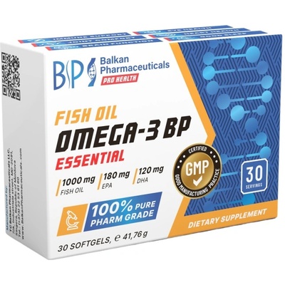 Balkan Pharmaceuticals Omega-3 BP Essential [30 Гел капсули]