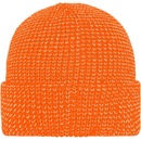Myrtle Beach Reflexná zimná čiapka MB7142 Jasnooranžová