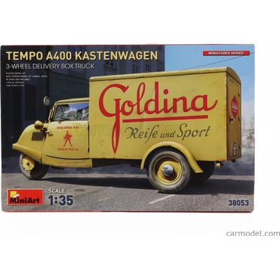 Miniart Tempo A400 Lieferwagen 3wheels Goldina Truck 1962 1:35