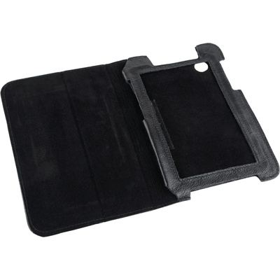 QUER kožené puzdro na tablet Samsung Galaxy Tab 2 7.0 P3100 Čierne L-KOM0425