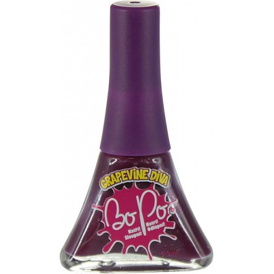 BO-PO Lak na nehty tmavě fialový slupovací s vůní hrozny 5,5 ml – Zboží Dáma
