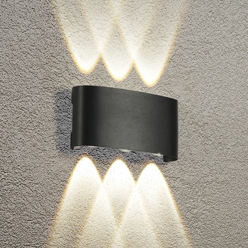 Brilagi - LED външна стенна лампа FLAREBOX LED/6W/230V черна IP65 (BG2258)