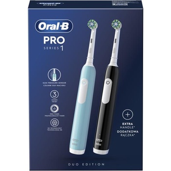 Image 1 of Oral-B Pro Series 1 duo black/blue