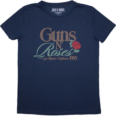 Guns N' Roses California 1985 Denim Blue S Дамски Риза (GNRTS157LD01)