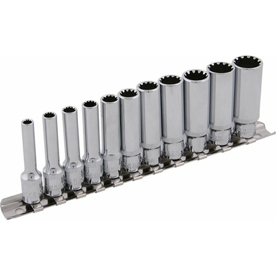 LEVIOR sada hlavíc DRIVELOCK 12ks (4-13mm) CrV gola