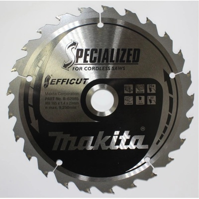 Makita B-62985 pilový kotouč Efficut 165x20 25T