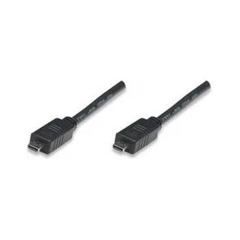 Manhattan Micro HDMI кабел с Ethernet Micro HDMI мъжки към Micro HDMI мъжки MANHATTAN 3м, 326650