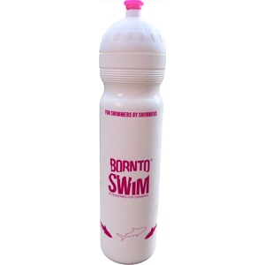 BornToSwim water bottle 1000ml розов/бял