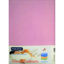 Veratex Jersey prostěradlo světle fialkové 80x200x25
