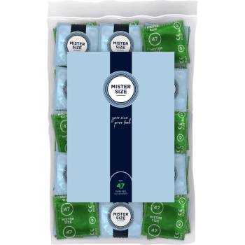 Кондоми с персонализиран размер, 100 броя - Mister Size 47mm (D-242298)