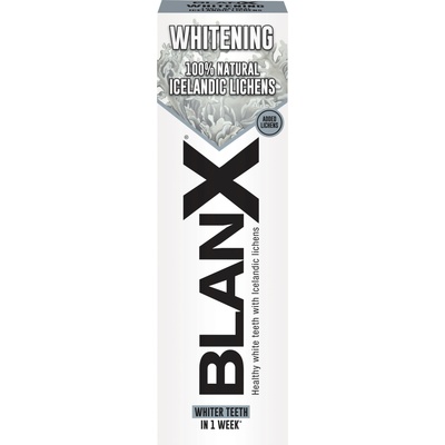 Blanx Избелваща паста за зъби с исландски лишей, 75 ml