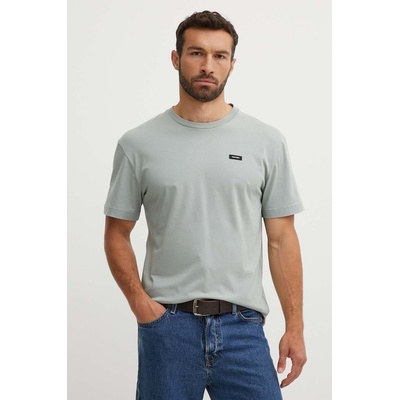 Calvin Klein Памучна тениска Calvin Klein в черно с изчистен дизайн K10K112749 (K10K112749)