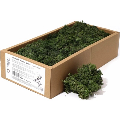 Dekoračný Islandský Mach - Trávová Zelená - 635g
