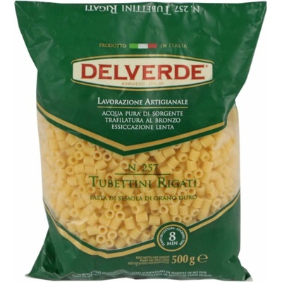 Delverde Tubettini Rigati No.257 0,5 kg