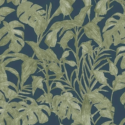 Green&Co Vliesová tapeta BOGOTA tmavá, rozmery 0,53x10,05 m