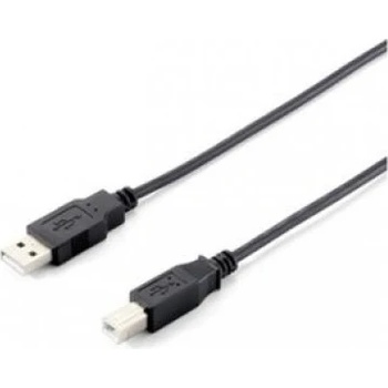 Equip 128860 USB 2.0 kabel AM- BM 1.8m, černý