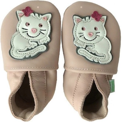 Hopi Hop kožené capáčky Barefoot Kočička Bibi