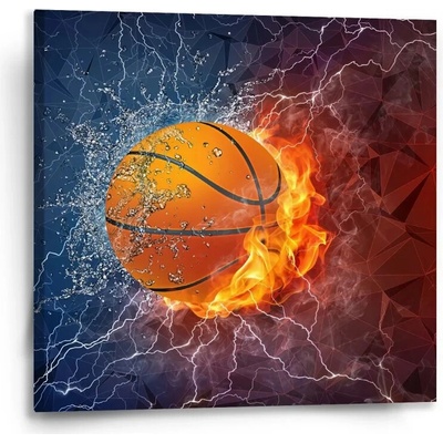 Sablio Obraz Basketbalový míč - 50x50 cm