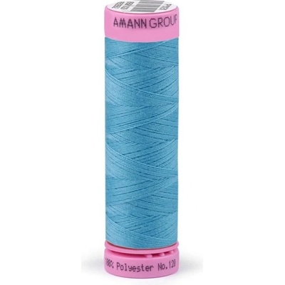 Polyesterové nitě návin 100 m Aspo Amann 0409 Blue Curacao