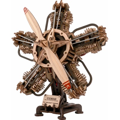 UGEARS 3D puzzle Letecký motor R-5 470 ks