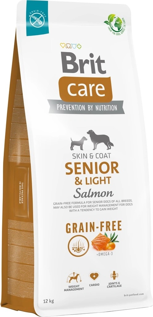 Brit Care Grain-free Senior & Light Salmon 12 kg Brit Care Grain-free Senior & Light Salmon 12 kg