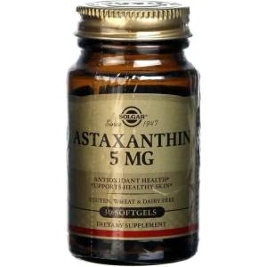 Solgar Хранителна добавка АСТАКСАНТИН , Solgar Astaxanthin 5mg, 30caps